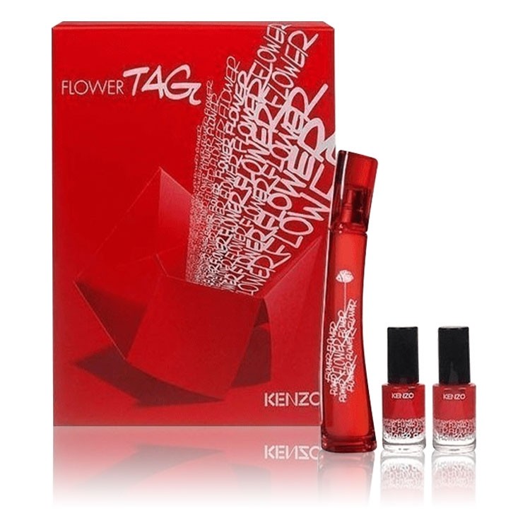 Kenzo Coffret Flower Tag Eau de Toilette SET EDT 1.7 oz