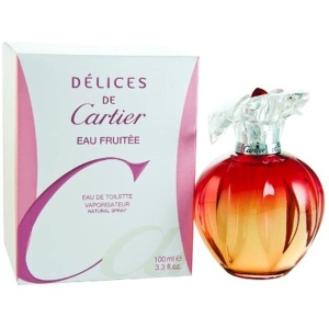 Cartier  Delices Eau Fruitee  EDT  3.3 oz