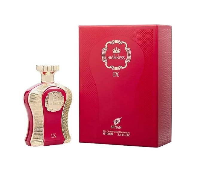 Afnan Highness IX Maroon EDP 3.4 oz - Image 3