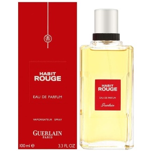 Guerlain  Habit Rouge - Eau de Parfum  EDP  3.3 oz