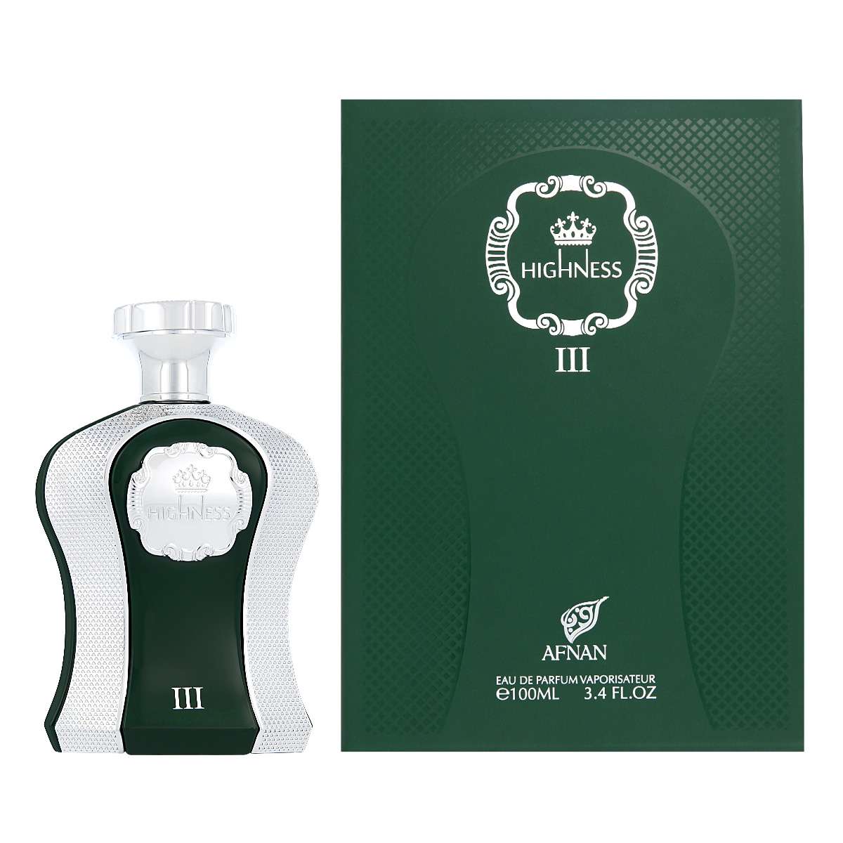 Afnan Highness III Green EDP 3.4 oz - Image 4