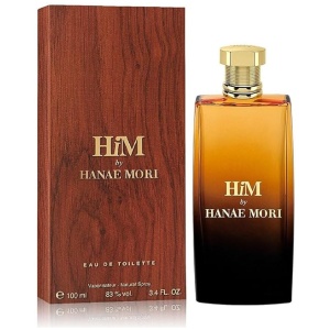 Hanae Mori  Him Eau de Toilette  EDT  3.4 oz
