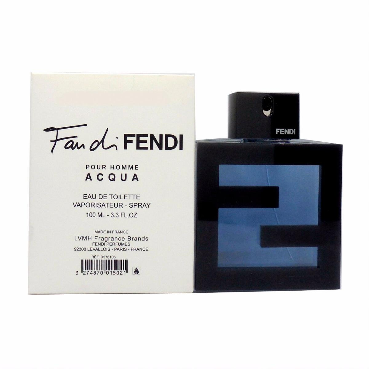 Fendi Fan Di Fendi Pour Homme Acqua Tester EDT 3.4 oz