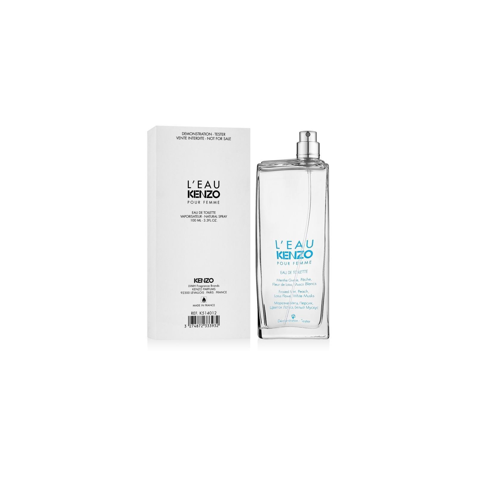 Kenzo L'Eau Par Kenzo Pour Femme (Tester) EDT 3.4 oz