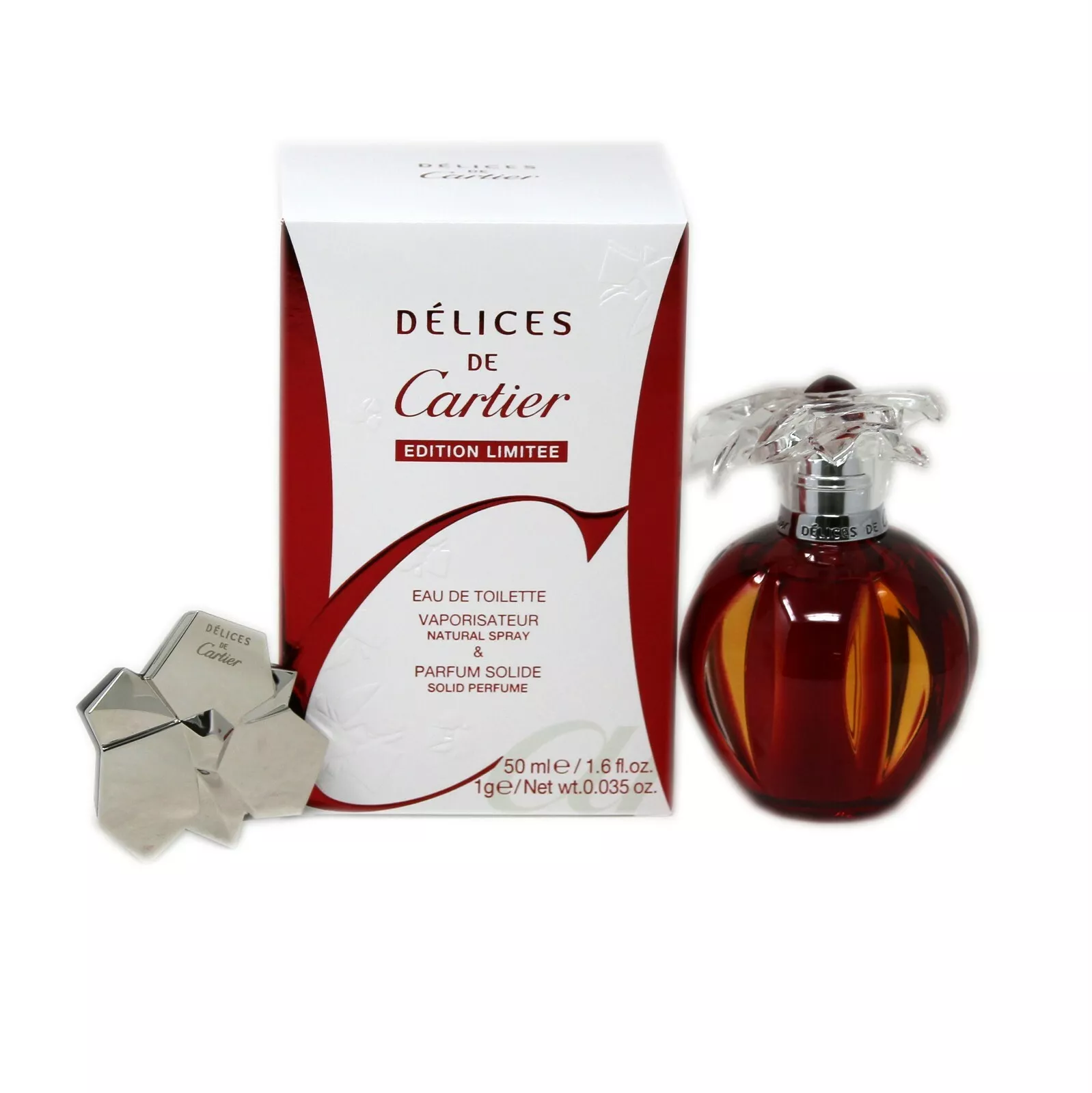 Cartier Delices Edition Limitee 2 Piece Gift Set EDT 1.6 oz