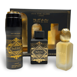 Lattafa Badee Al Oud for Glory Gift Set EDP 3.4 oz